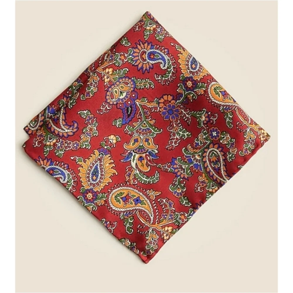 J. Crew English Silk Twill Pocket Square